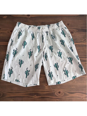 Mosmann Australia Swim Trunks L Cactus Print